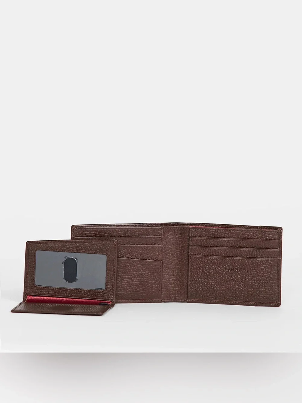 NWT Hammitt Balboa Bifold Bourbon/Gunmetal Leather Wallet